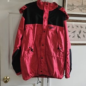 Vintage 90's Solstice GORE-TEX Lightweight Ski Jacket Red and Black Men's Large